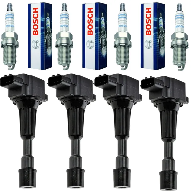 4X CEWKI ZAPŁONOWE + ŚWIECE do MAZDA 3 BK BL 2 1.3 1.6