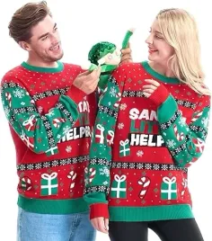 brzydki-sweter-swiateczny-meski-s-zielony-skrzat-giggling-getup