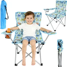 krzeslo-turystyczne-skladane-dzieciece-niebieskie-kids-collection