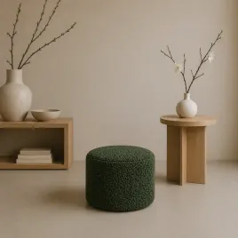 pufa-okragla-tapicerowana-40cmboho-boucle-nowoczesna-do-salonu