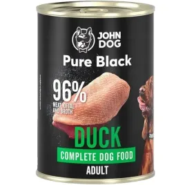 john-dog-pure-black-adult-kaczka-duck-400g-mokra-karma