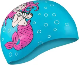 czepek-plywacki-aqua-speed-silikonowy-dla-dzieci-kiddie-z-syrenka-mermaid