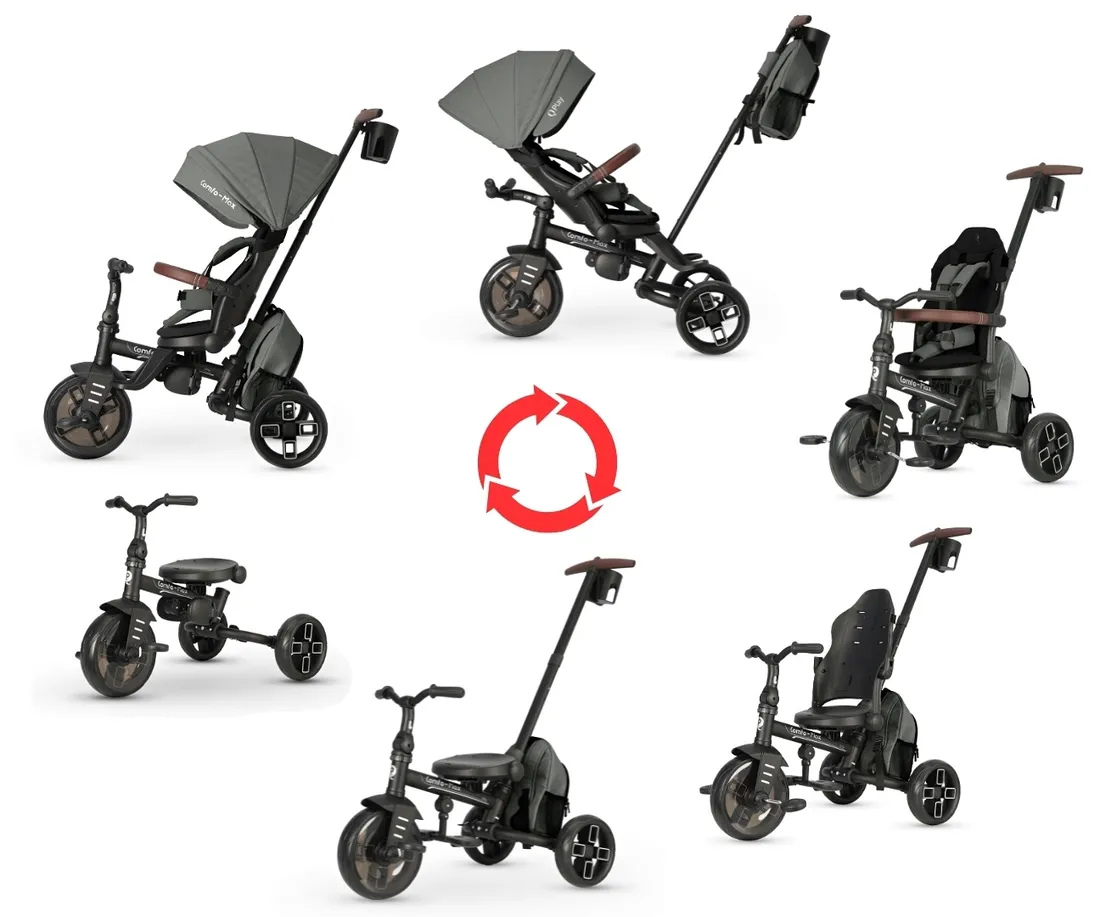 qplay-rowerek-trojkolowy-comfo-max-360-grey-stan-nowy