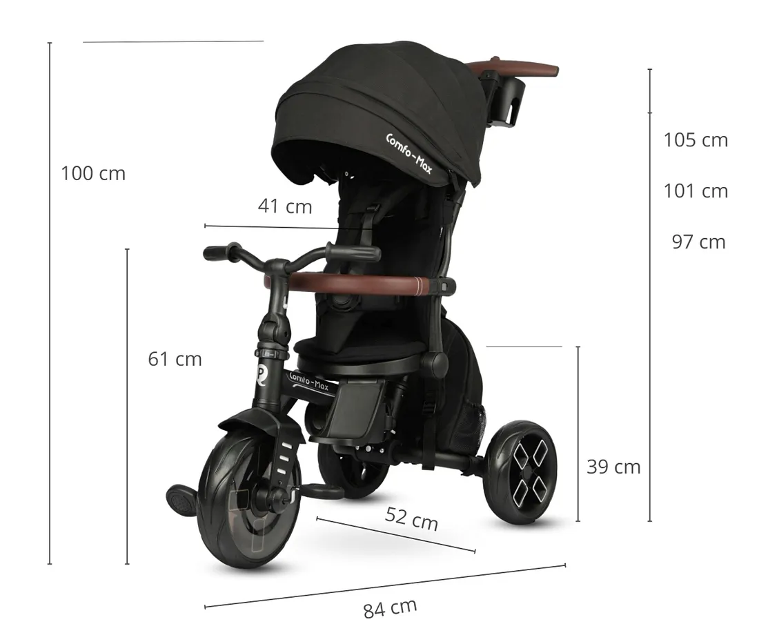 qplay-rowerek-trojkolowy-comfo-max-360-black-stan-nowy