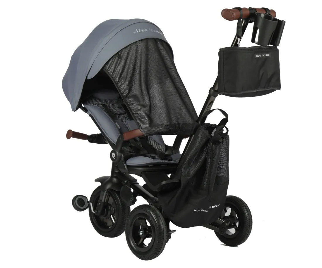 rower-trojkolowy-qplay-nova-deluxe-grey-stan-nowy