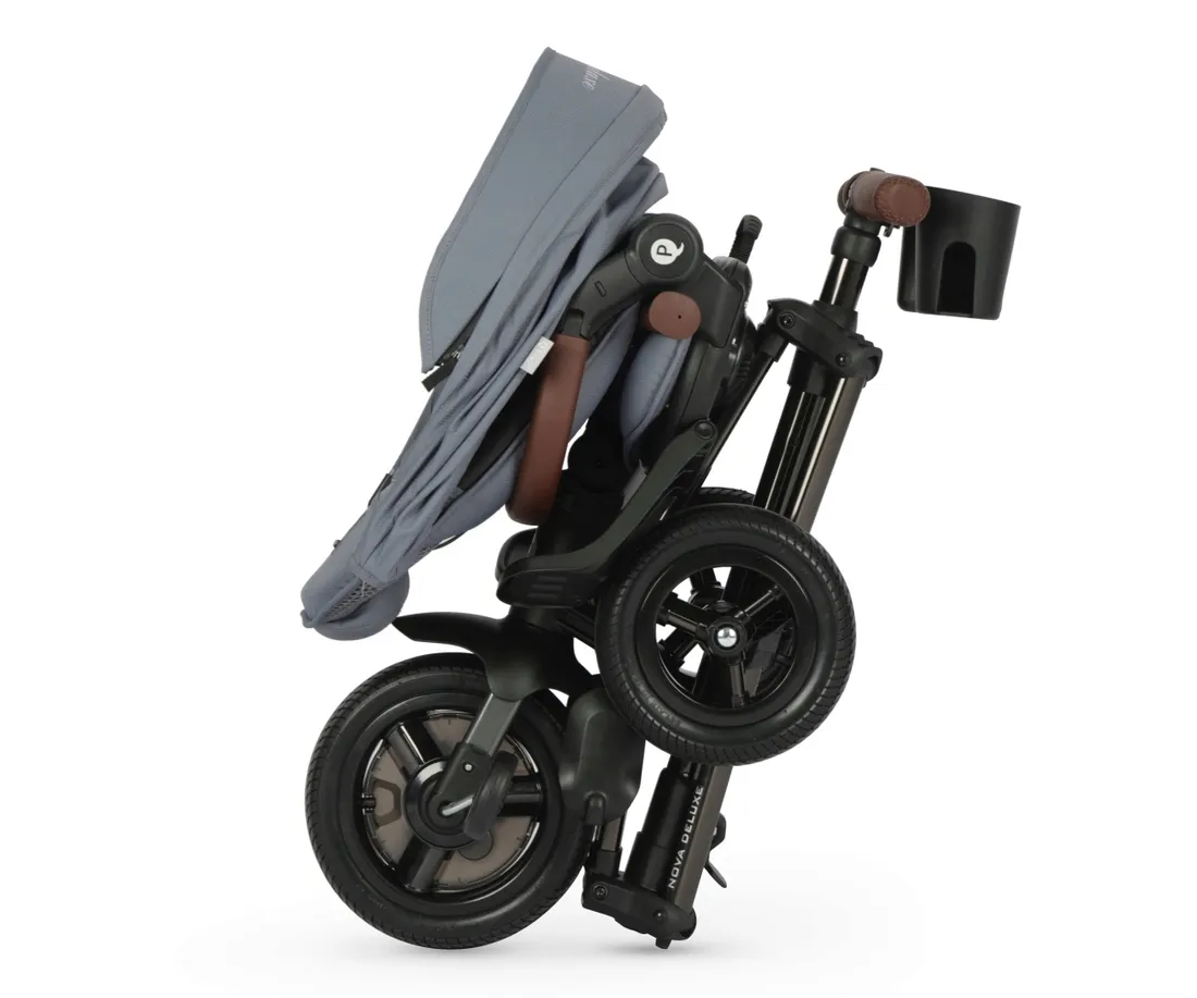 rower-trojkolowy-qplay-nova-deluxe-grey-stan-nowy