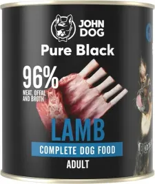 john-dog-pure-black-adult-jagniecina-800g