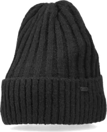 czapka-damska-zimowa-4faw23acapf299-czarna-s