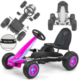 gokart-na-pedaly-dla-dzieci-viper-pink-milly-mally-do-30-kg-hamulec-reczny