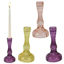 swiecznik-szklany-diamentowe-zdobienia-dlugi-17cm