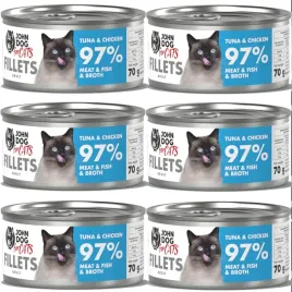 john-dog-for-cats-fillets-tunczyk-kurczak-6x70g