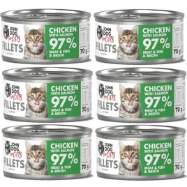 john-dog-for-cats-kocieta-fillets-kurczak-losos-6x70g