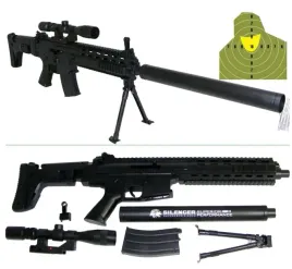 pistolet-kulki-karabin-m16-karabiny-tarcza