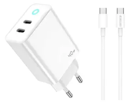 jellico-ladowarka-sieciowa-eu19-gan-pd-40w-2xusb-c-bialy-kabel-2x-usb-c