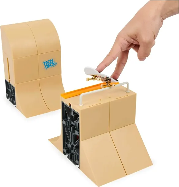 tech-deck-fingerboard-rampa-mega-half-pipe-deska-stan-nowy