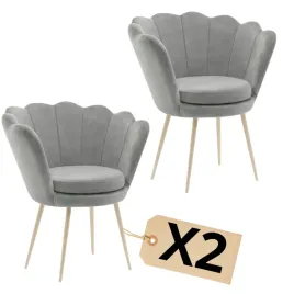 krzeslo-szare-muszelka-glamour-welur-eleganckie-do-toaletki-kaszmirowe-nogi