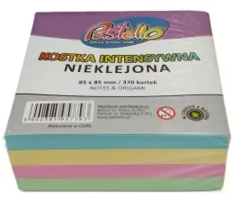 kostka-nieklejona-85x85mm-370-kartek-kolorowa