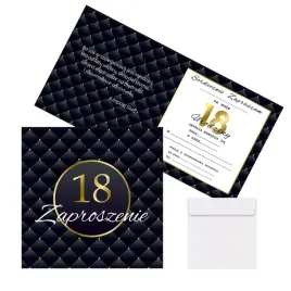 zaproszenia-na-18-urodziny-osiemnastke-eleganckie-vip-czarno-zlote-pikowane