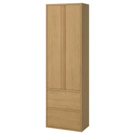 ikea-angsjon-szafka-wysoka-z-drzwiami-szufladami-imit-debu-60x35x195-cm