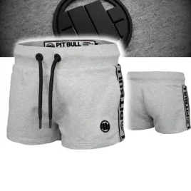 pitbull-west-coast-damskie-szorty-small-logo-french-terry-21-szare-xs