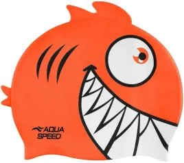 czepek-plywacki-dla-dzieci-dzieciecy-zoo-pirana-aqua-speed