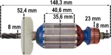 gtool-wirnik-do-mlotowiertarki-hikoki-dh24pc3-stan-nowy