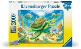 puzzle-dla-dzieci-2d-zolw-200el
