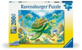 puzzle-dla-dzieci-2d-zolw-200el