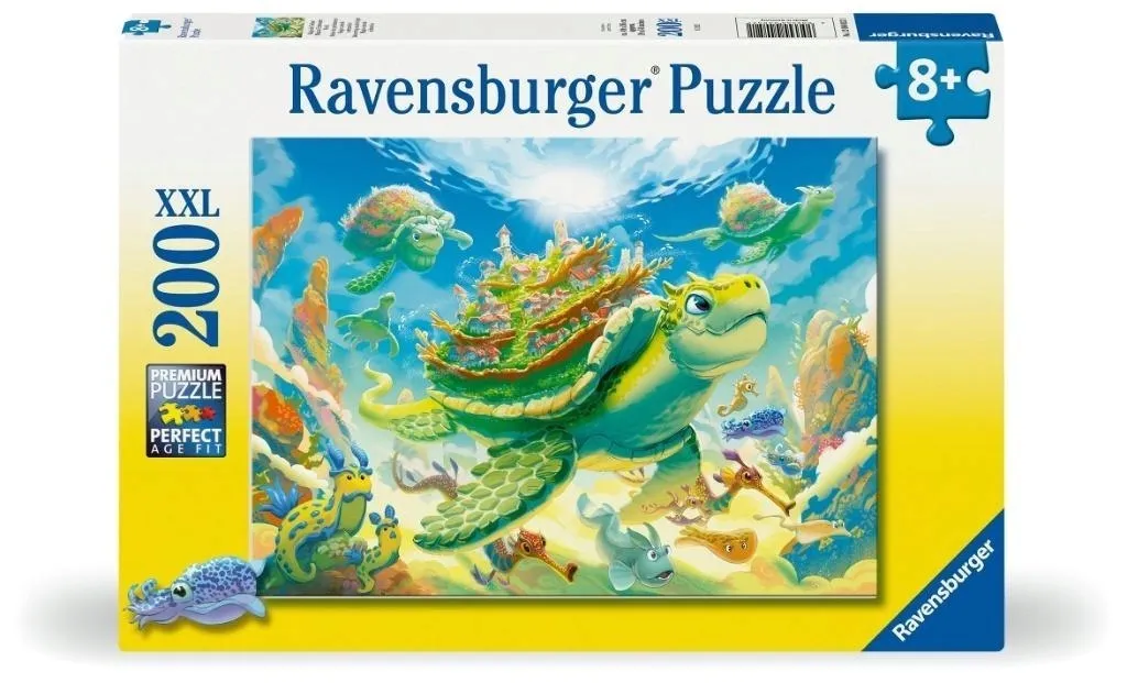 puzzle-dla-dzieci-2d-zolw-200el