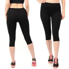 legginsy-damskie-3-4-krotkie-polskie-bawelniane-getry-czarne-xl