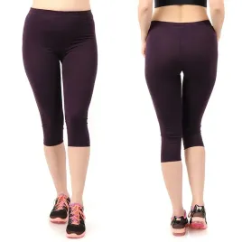legginsy-damskie-3-4-krotkie-polskie-bawelniane-getry-fioletowe-xxxl
