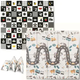 Zdjęcie produktu MATA PIANKOWA EDUKACYJNA SKŁADANA DLA DZIECI DUŻA 180x200 PIANKA XPE NUKIDO