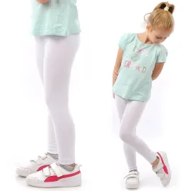 legginsy-dzieciece-dlugie-bawelniane-klasyczne-biale-116
