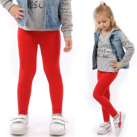 legginsy-dzieciece-dlugie-bawelniane-klasyczne-czerwone-116