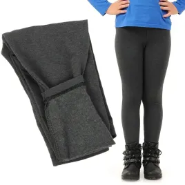 ocieplane-legginsy-dzieciece-polskie-bawelniane-getry-grafitowe-122