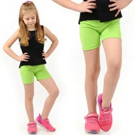 kolarki-dzieciece-legginsy-krotkie-spodenki-getry-limonkowe-152