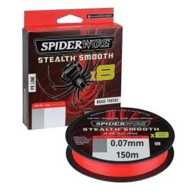 spiderwire-plecionka-stealth-smooth-x8-0-07mm-150m-czerwona