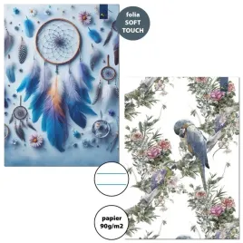 zeszyt-a4-32k-linia-90g-boho-6szt