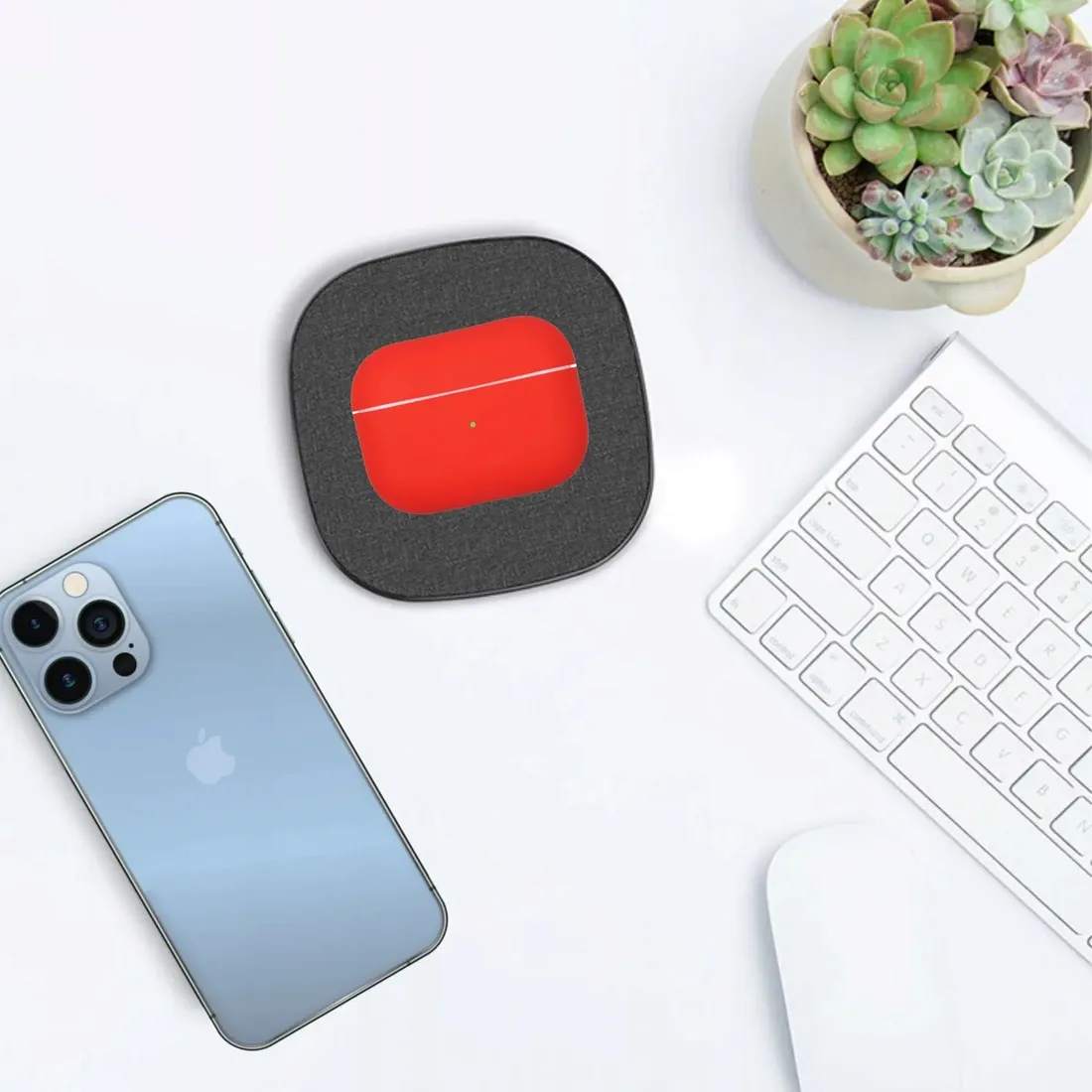 airpods-pro-etui-silikonowe-case-czerwony-stan-nowy