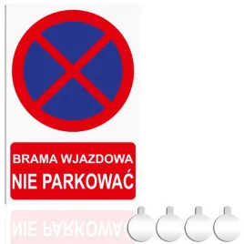 tabliczka-pcv-uwaga-brama-wjazdowa-nie-parkowac-30x20-druk-uv-przylepce