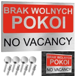 nierdzewna-tabliczka-brak-wolnych-pokoi-no-vacancy-30x20-aluminium