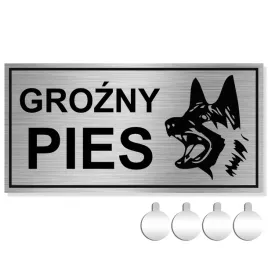 nierdzewna-tabliczka-uwaga-grozny-pies-10x20-aluminium-przylepce