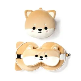 poduszka-podrozna-i-maska-na-oczy-pies-shiba