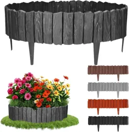 obrzeze-trawnika-palisada-ogrodowa-23m-antracyt-grzadki-rabatowe