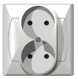 ospel-gp-2a-00-akcent-gniazdo-podwojne-kolor-bialy