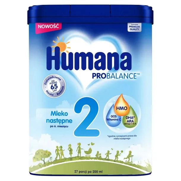Humana ProBalance 2 Mleko następne po 6. miesiącu 750 g