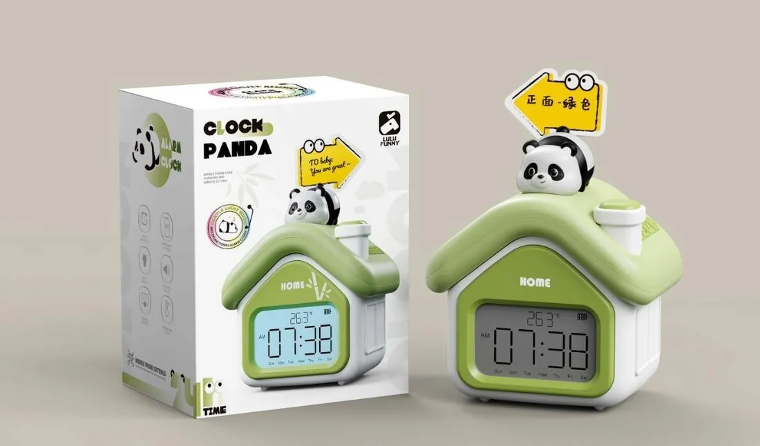 zegarek-budzik-panda
