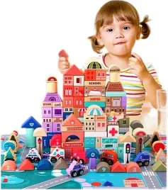 drewniane-klocki-edukacjne-interaktywne-dla-dzieci-miasto-auta-115el-puzzle