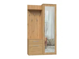 garderoba-z-szafa-i-lustrem-do-przedpokoju-dab-artisan