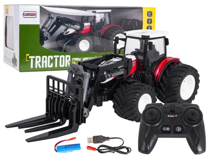 traktor-czerwony-r-c-z-turem